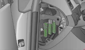Audi A5 (2007-2012) – schema cutiei de siguranțe