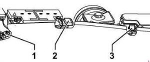 Audi A6 C5 (1997-2005) – schema cutiei de siguranțe și relee - 7
