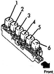 Releu compartiment motor (în spatele bateriei)