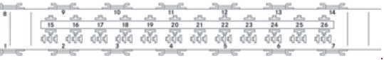 Mercedes Sprinter (W906) (2006-2017) – schema cutiei de siguranțe - 6