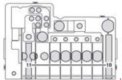 Mercedes Sprinter (W906) (2006-2017) – schema cutiei de siguranțe - 4
