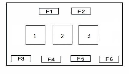 Audi A4 și S4 (B5) – schema cutiei de siguranțe - 2