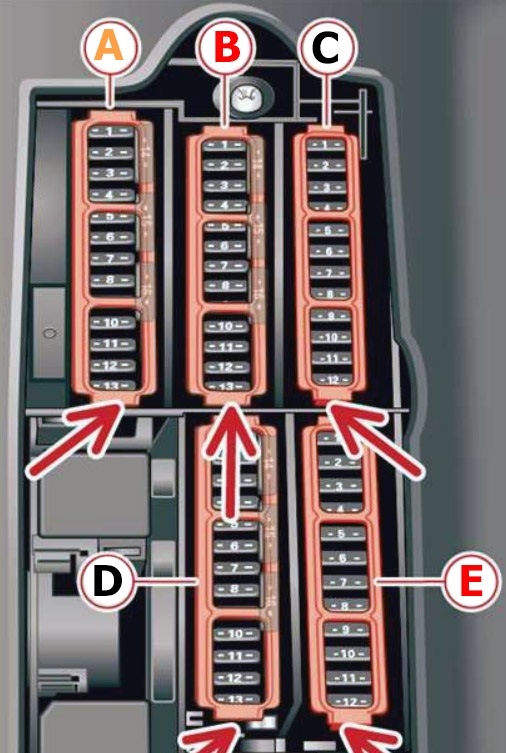 Schemele cutiei de siguranțe - 2