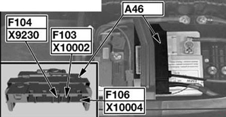 Schema siguranțe BMW Seria 1 2004-2013 - 5