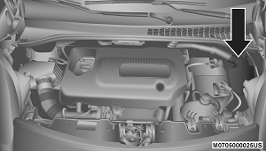 Cutia de siguranțe în compartiment motor