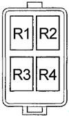 Compartiment releu al compartimentului motor nr. 2 (doar hibrid)