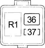 Compartiment releu al compartimentului motor nr. 1 - 2