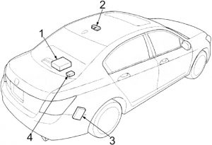 Cutia de siguranțe compartiment motor - 2