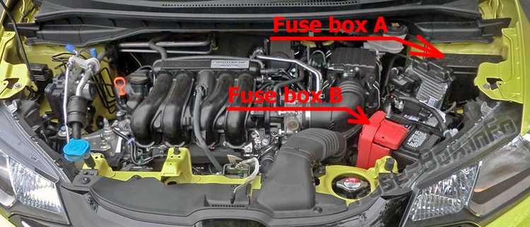 Schema siguranțelor Honda Fit 2015-2019… - 5