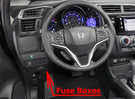 Schema siguranțelor Honda Fit 2015-2019… - 2