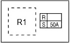 Siguranță compartiment motor nr. 3 (E212; motor VK)