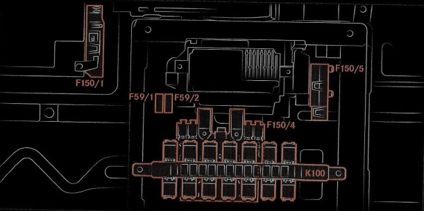 Mercedes-Benz Sprinter – schema cutiei de siguranțe - 4