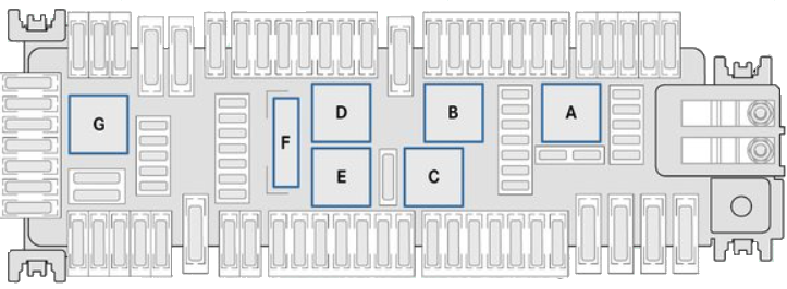Mercedes-Benz Vito III W447 (2014-2021) – schema cutiei de siguranțe - 7