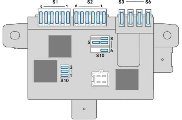 Mercedes-Benz Vito III W447 (2014-2021) – schema cutiei de siguranțe - 9