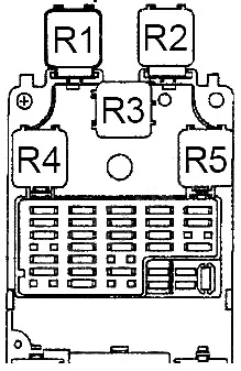Cutia de siguranțe a habitaclului - 2