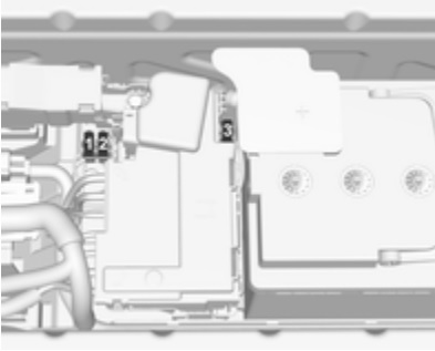Bloc siguranțe în compartiment motor - 3