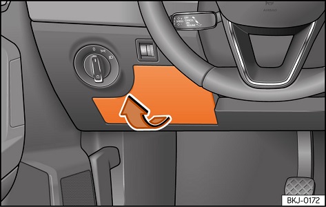 Siguranțe în interiorul vehiculului