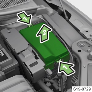Siguranțe în compartimentul motor