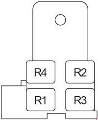 Bloc releu al habitaclului - 2