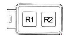 Compartiment releu camera motor nr. 1