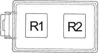 Schema cutiei de siguranțe în compartimentul motor - 3
